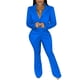 thumbnail image 1 of SAYOO Office Lady Traje de 2 piezas Slim Fit Color sólido Mujeres Blazer y conjunto de pantalones de trabajo para ropa casual Fiesta de negocios SAYOO  Moda, 1 of 8