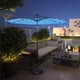 thumbnail image 2 of Sombrilla para Patio Costway con Luz LED Solar de 10 Pies Ajuste de Inclinación Color Azul, 2 of 4