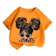 thumbnail image 3 of Ensemble de Pyjama 3 T-Shirts pour Filles Shorts Enfants Filles Mignon Mode Imprimé Col Rond Manches Courtes Tee-Shirt Décontracté d'Été, 3 of 5