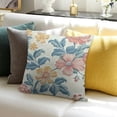 thumbnail image 3 of BANET  Pillow Covers Eucalyptus Leaves Vase Decorations Spring Summer Stripe Pillowcase for Living Room Sofa Bedroom Car 22x22in, 3 of 5