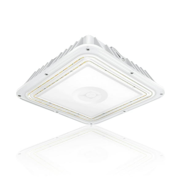 Canopy Lights Outdoor, 60/70/80W, 3000/4000/5000K Selectable, Up To 11200LM,Waterproof Led Lights for Gas Station, Garage, Carport, AC120-277V Commercial Grade