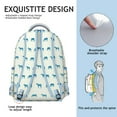 thumbnail image 2 of Horse Foal Pony Wild Horse Farm Student School Backpack Floral Unicorn Retro Rural Cute Rainbow Print Pattern Book Bag, 2 of 5