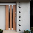 thumbnail image 4 of 2X Bird Rain Chain Decorative Metal Rainwater Collection Chain Outdoor Garden Decor, 4 of 6