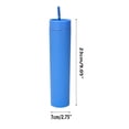 thumbnail image 3 of WNFJR 1-Pack Skinny Double Wall Acrylic Tumblers with Lid and Straw - Colorful Reusable Cups for Cold Drinks, Perfect for Parties and Gifts, 3 of 5