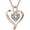 Rose gold-04-April, variant on LAVUMO Heart Necklace for Women Sterling Silver 925 Jewelry Gift for Loved one