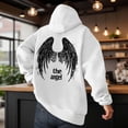 thumbnail image 2 of Mens Hoodies Mens Hoodies Pullover Winter Angel Print Casual Pullover Hoodie Lined Warm Soft Comfortable Streetwear Sweatshirt for Daily Wear, 2 of 4