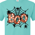 thumbnail image 4 of Inktastic Halloween Boo with Spiders in Web T-Shirt, 4 of 5