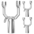 thumbnail image 1 of SHISUYAN 3Pcs Clothesline Prop Silver Fork Heads Aluminum Alloy for Home Use, 1 of 8