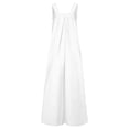 thumbnail image 5 of Ticikt Girls Overalls Kids Casual Sleeveless Wide Leg Jumpsuit Loose Rompers with Pockets, 5 of 5
