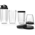 thumbnail image 1 of Replacement Blender Cup with Lids, Ganiza Blender Replacement Parts, with 4 Pack Cup Set and Cup Lid, 1 of 1
