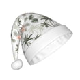 thumbnail image 2 of Salouo Vintage Palm Trees for Adult Christmas Hat Xmas Holiday Hat Santa Hat for Women & Men Festive Headwear Accessories Fit for Christmas/ New Year/Holiday/Party,1PC, 2 of 6