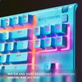 thumbnail image 5 of SteelSeries Apex 3 TKL Aqua RGB Gaming Keyboard — Tenkeyless Compact Form Factor — 8-Zone RGB Illumination — Water and Dust Resistant — Whisper-Quiet Gaming Switch, 5 of 6