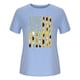 thumbnail image 4 of Camiseta de manga corta suelta con cuello redondo y estampado informal a la moda para mujer Fridja  hjk4561, 4 of 4