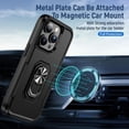 thumbnail image 5 of for iPhone 15 Pro Max Case,[Military-Grade Drop Protection] Shockproof Phone Case for iPhone 15 ProMax - Matte Black, 5 of 12
