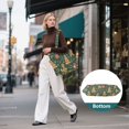 thumbnail image 7 of FORMRS Tote Bag for Women Quilted Large Capacity Travel Work Carry On Shoulder Handbag, Beige Christmas Gingerbread, 7 of 7
