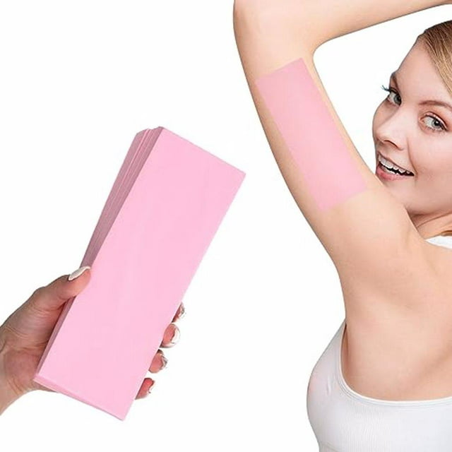 fastboy 100pack/lot Non-woven Fabrics For Easy And Skin-friendly Hair Removal DIY Shape Body Part Wax Strip