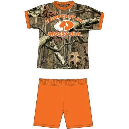 Boys' 2-Piece Shorts, Orange, Orange