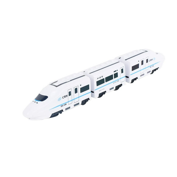 Tren de alta velocidad Juguete Ciudad Metro Simulación Sonido y luz incorporados Electrónico 3 carro