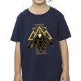 thumbnail image 3 of DC Comics T-Shirt en Coton pour Filles Noir Adam Rising Symboles Dorés, 3 of 4