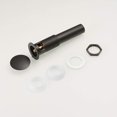 thumbnail image 5 of Bathroom Sink Pop-Up Drain With Overflow In Matte Black, 5 of 8