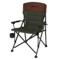 thumbnail image 3 of Ozark Trail Heavy Duty Hard Arm Camp Chair with Adjustable Cupholder, Tensioned Seat Fabric, Brown, 3 of 9