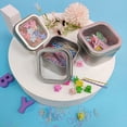 thumbnail image 3 of 9pcs Creative Metal Clear Window Almacenamiento de latas de almacenamiento de hojalatas (plata), 3 of 5