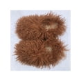 thumbnail image 5 of Fangasis Unisex Slipper Socks Comfort Warm Shoes Plush Lined Booties Slippers Home Cozy House Shoe Brown 5-5.5, 5 of 5