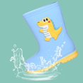 thumbnail image 5 of Hrsba Kids Rain Boots,On Dinosaur Print Waterproof Outdoor Short Rubber Boots for Ages 4-9, 5 of 5
