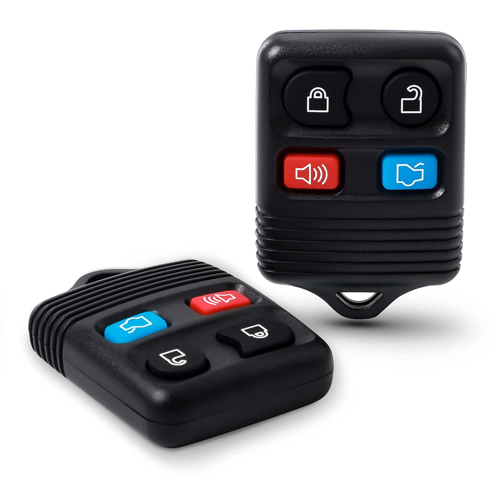2 KeylessOption Red Replacement 3 Button Keyless Entry Remote Control Key Fob Clicker 