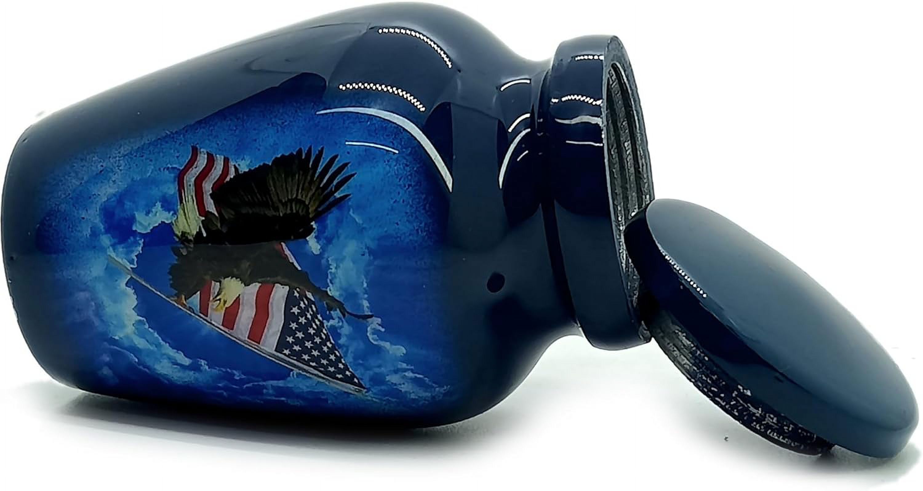 UR Keepsake Urn –Fly American Eagle with USA Flag Keepsake Cremation Urn for Human Ashes with Velvet Box & Velvet Bag-Mini Keepsake Urn - Affordable Keepsake Urn (3 cu.in)
