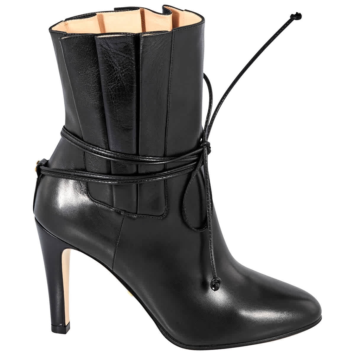 Gucci Gathered Bow Detail Ankle Boots 