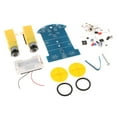 thumbnail image 4 of Kit de coche robot inteligente, juguete electrónico DIY, robusto, kit de coche con línea de seguimiento inteligente, aprendizaje para niñas, niños y, 4 of 8