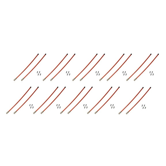 RAParts Ten (10) New Aftermarket Pairs of 36" Universal Snow Plow Blade Marker Guide Kits Fluorescent Orange