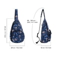 thumbnail image 5 of Duryarhall Women's Sling Crossbody bag Casual Daypack Outdoor Travel Hiking Backpack for Cycling Walking Dog Hiking, 5 of 7