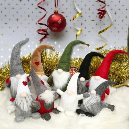 Handmade Swedish Tomte, Santa, Scandinavian Gnome Plush Birthday Present, Home Ornaments Holiday Decoration Table (Best Cheap Birthday Presents)