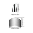 thumbnail image 5 of Sunjoy Tech Stainless Steel Finger Guard Set for Cutting Food Finger Guards Adjustable Design for Left Right Hand Ergonomic Finger Protectors Kitchen Essential Tool for Safe Slicing Dicing, 5 of 7