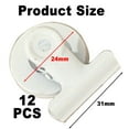 thumbnail image 5 of 12 pack Fridge Magnets Refrigerator Magnets Magnetic Clips Heavy Duty Detailed List Display Paper Fasteners on Home& Office& Teaching, 5 of 5