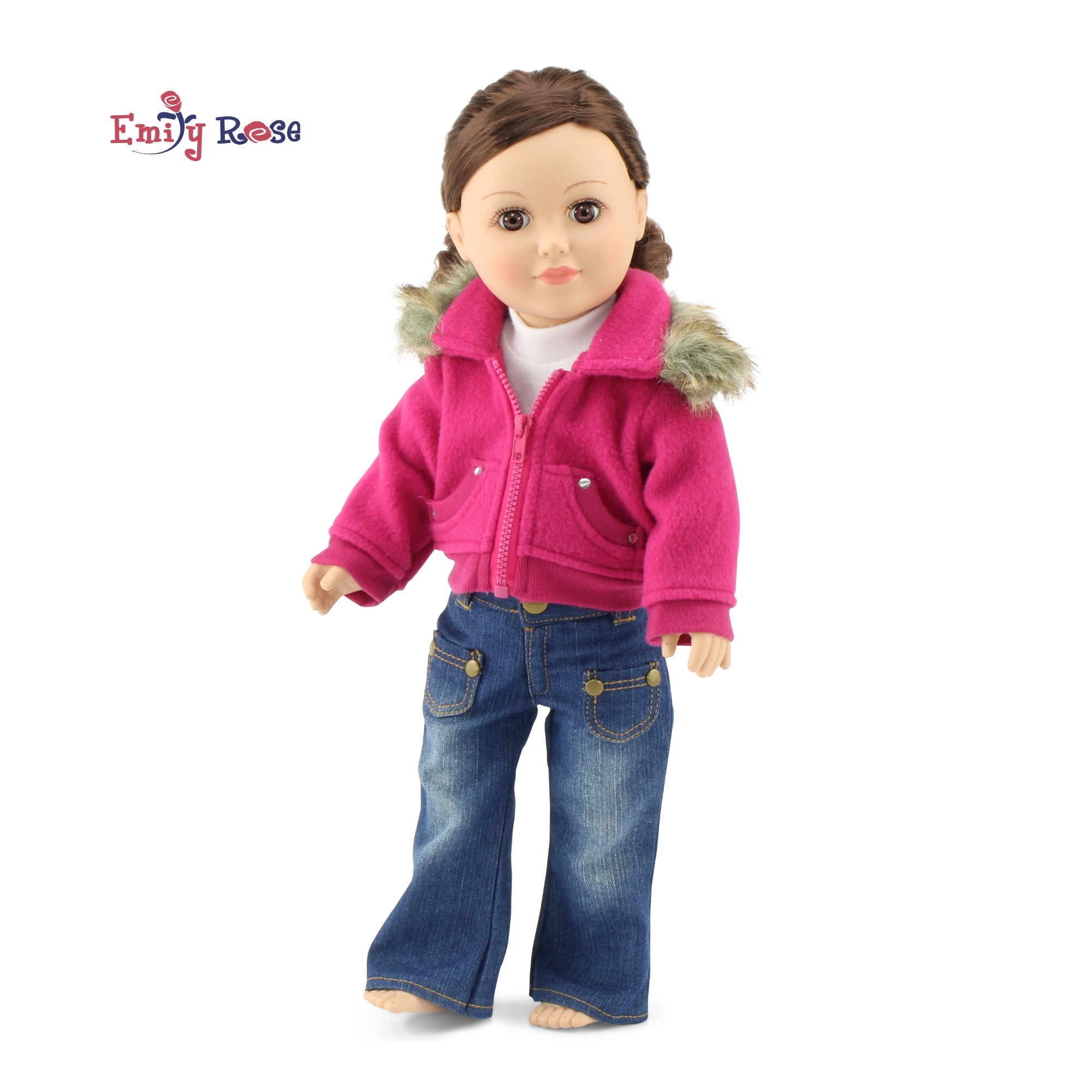 Butterfly Denim Pant Set 18 "Doll Clothes Fits American Girl Dolls
