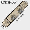 thumbnail image 3 of Dailycode Double Sided Oven Mitt with Loop Heat Resistant Kitchen Long Potholders 7" x 35" Noble Line Rose, 3 of 6