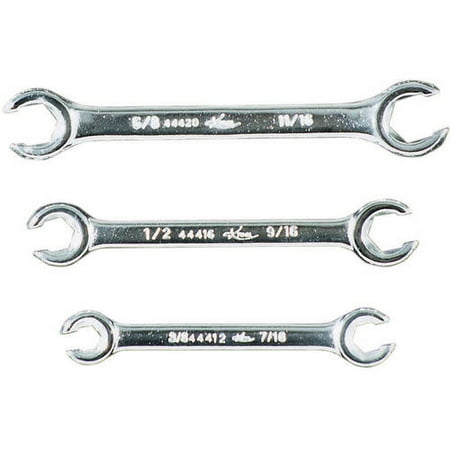 KTI Wrench Set, Flare Nut, 3-Piece, Sae (Best Flare Nut Wrenches)