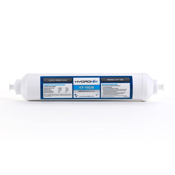 Filtro de carbón de coco en línea Hydronix Icf-10Q38