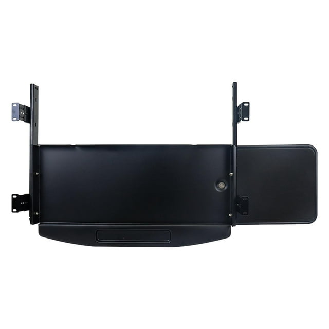 veasfak Desk Drawer Keyboard Tray Keyboard Drawer Under Desk for Bedroom Home Office Black Mouse