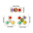 thumbnail image 4 of Eliaeconx Press and Spin Toy Set, Suction Cup Mounted Rotating Spinners, Smooth Spinning Action Educational Play, for Sensory Development and Relaxation, 4 of 6