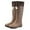 Brown, variant on Rain Boots For Men Women Comfortable Mid High Calf Rubber Outdoor Hiking Camping Adventure Footwear Rain Shoes Green,26/170mm