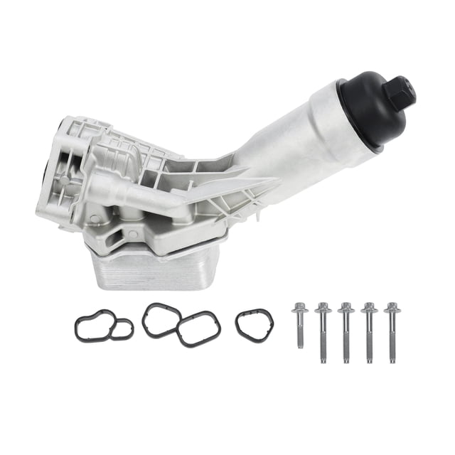 No.11428580414 Conjunto de Carcasa del Filtro de Aceite de Aluminio Mejorado para BMW 230i 330i 430i 530e 530i 2021-2025 Enfriador de Aceite con Junta para BMW X3 X4 Z4 20-24 No.11428651710