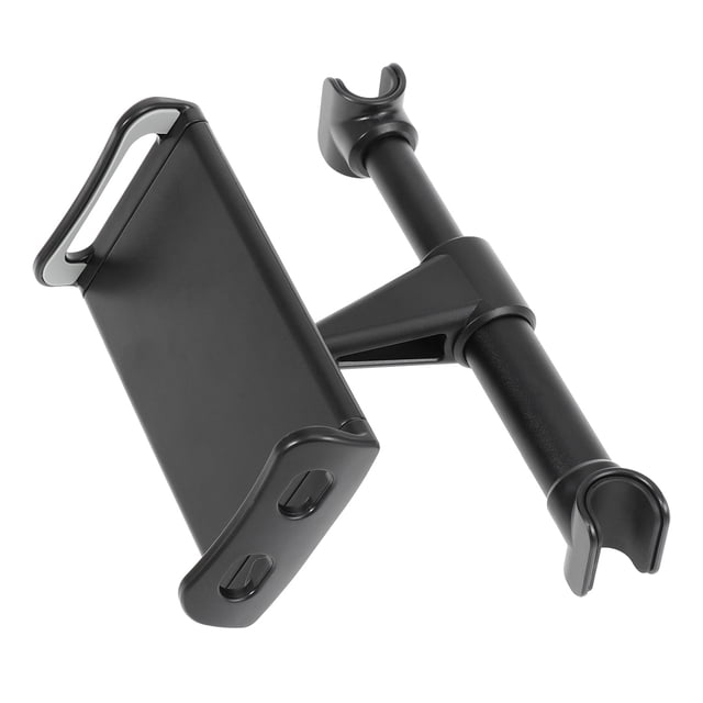 EeaseMX Soporte para teléfono móvil con rotación de 360 grados, ajustable para asiento trasero de coche, tableta, color negro