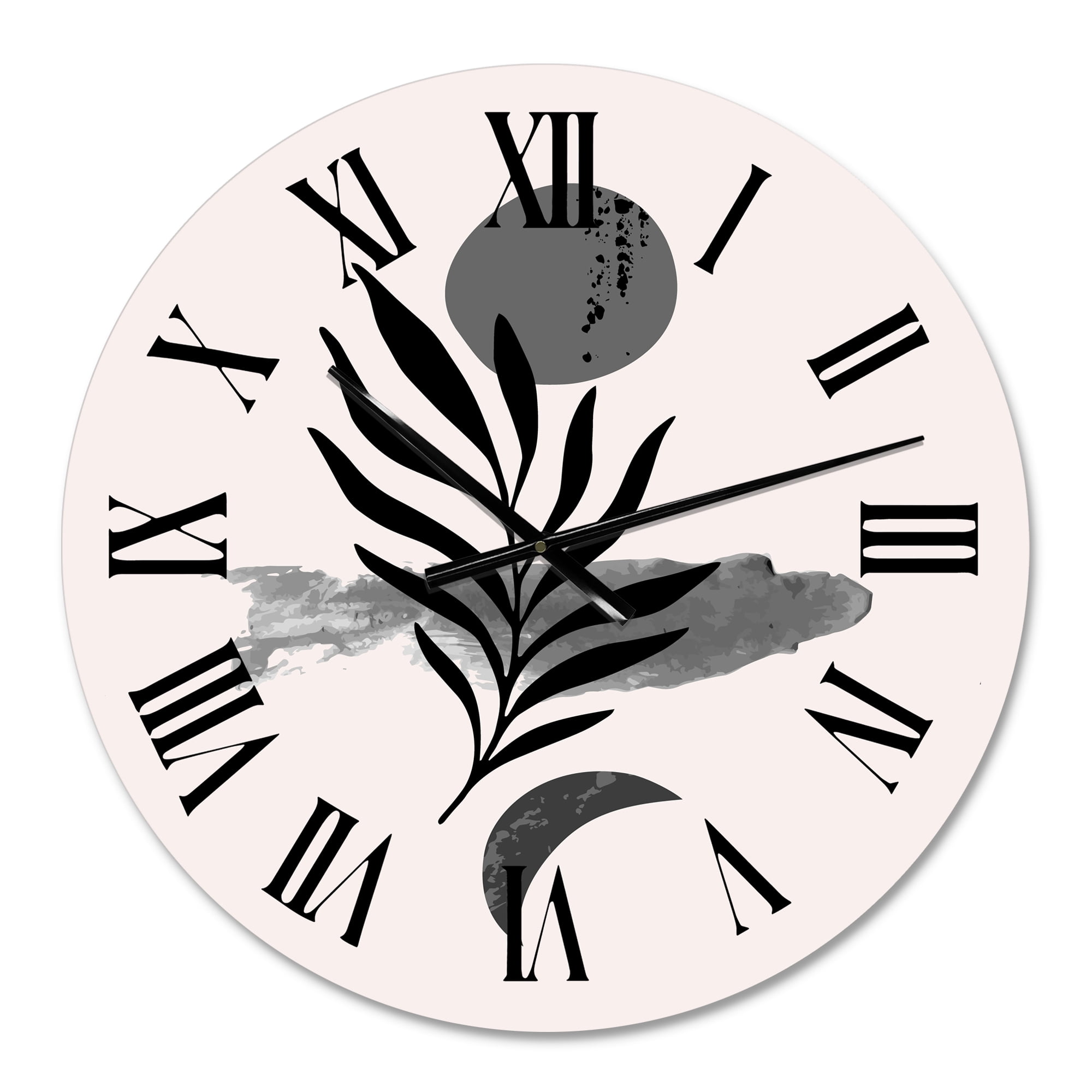 Designart 1 in Modern,Contemporary Wall Clock