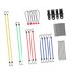 thumbnail image 3 of 60 cuerdas elásticas con ganchos, bridas de nailon para organización de cables, clips para lonas, para carga, muebles, jardín, artículos de viaje., 3 of 9
