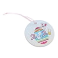 thumbnail image 2 of Easter Rabbit Ceramic Hanging Round Pendant Ornament for Party Supplies DIY Decoration Gift, 2 of 7