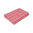 thumbnail image 4 of Red Hearts Love Checkered Throw Blanket, Super Soft Anti-Pilling Flannel Bed Blankets, 50"x40", 4 of 8